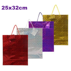 Large Metallic Gift Bag, Matt - 25 x 32cm